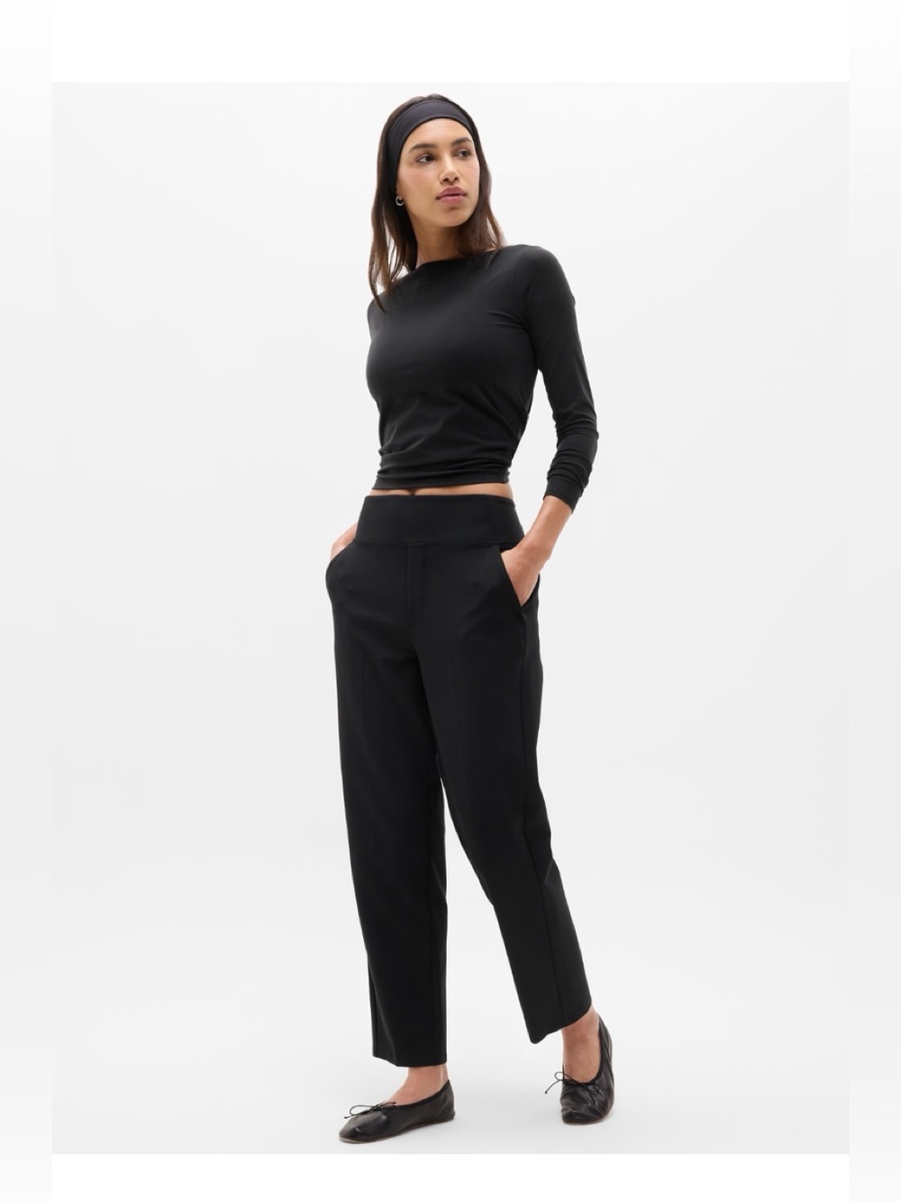 Athleta Black Endless Pants. NWT. Size 10 TALL